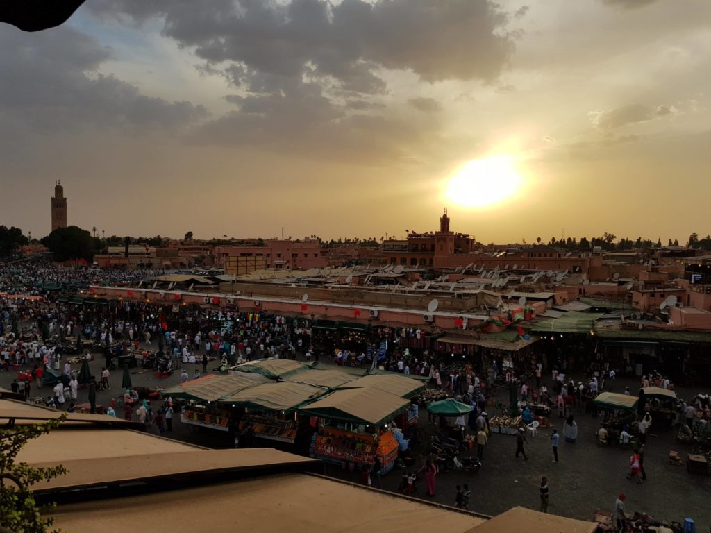 Sunset Big Square Marrakech